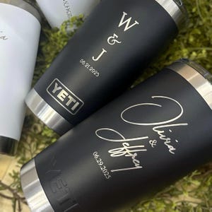20oz Personalized YETI Tumbler – Custom Laser Engraved