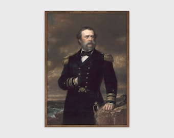 Gentleman Portrait Oil Painting Vintage Wall Art Print Digital PRINTABLE