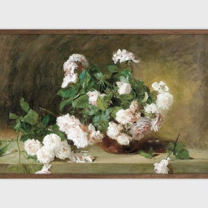 Vintage bloemenprint Cottage Wall Art Decor afdrukbare muurkunst