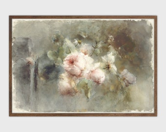 Vintage Flower Print Cottage Wall Art Decor PRINTABLE