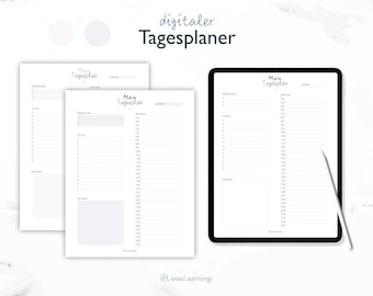 To Do Daily Planner digital template for printing