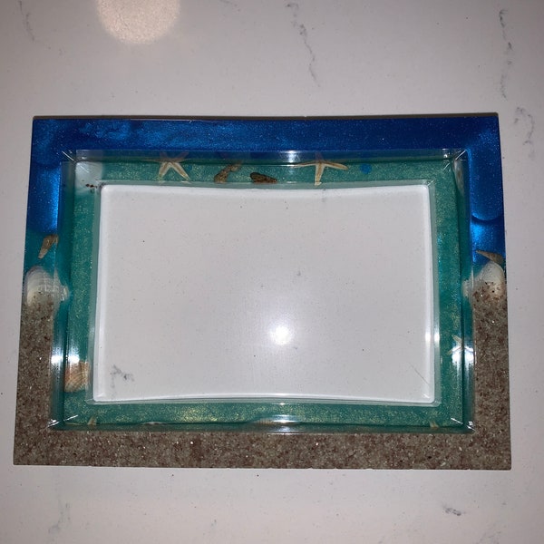 Ocean themed picture frame