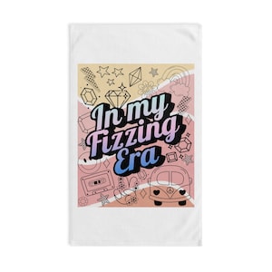BP Inspired  &quot;In My Fizzing Era&quot; Hand Towel for Rep reveals -Gift for BP Reps & Fans