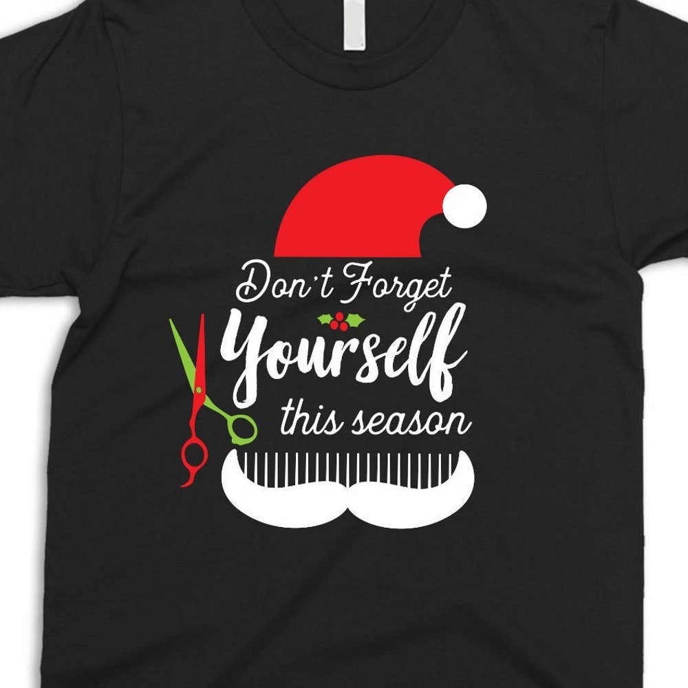 Stylist Or Barber Xmas T-Shirt, Gift For Hairdresser, For Her, For Him, Hairstylist Christmas Idea, Cosmetology Tee