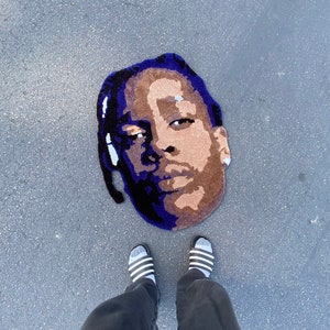 Custom ASAP Rocky Face Rug!