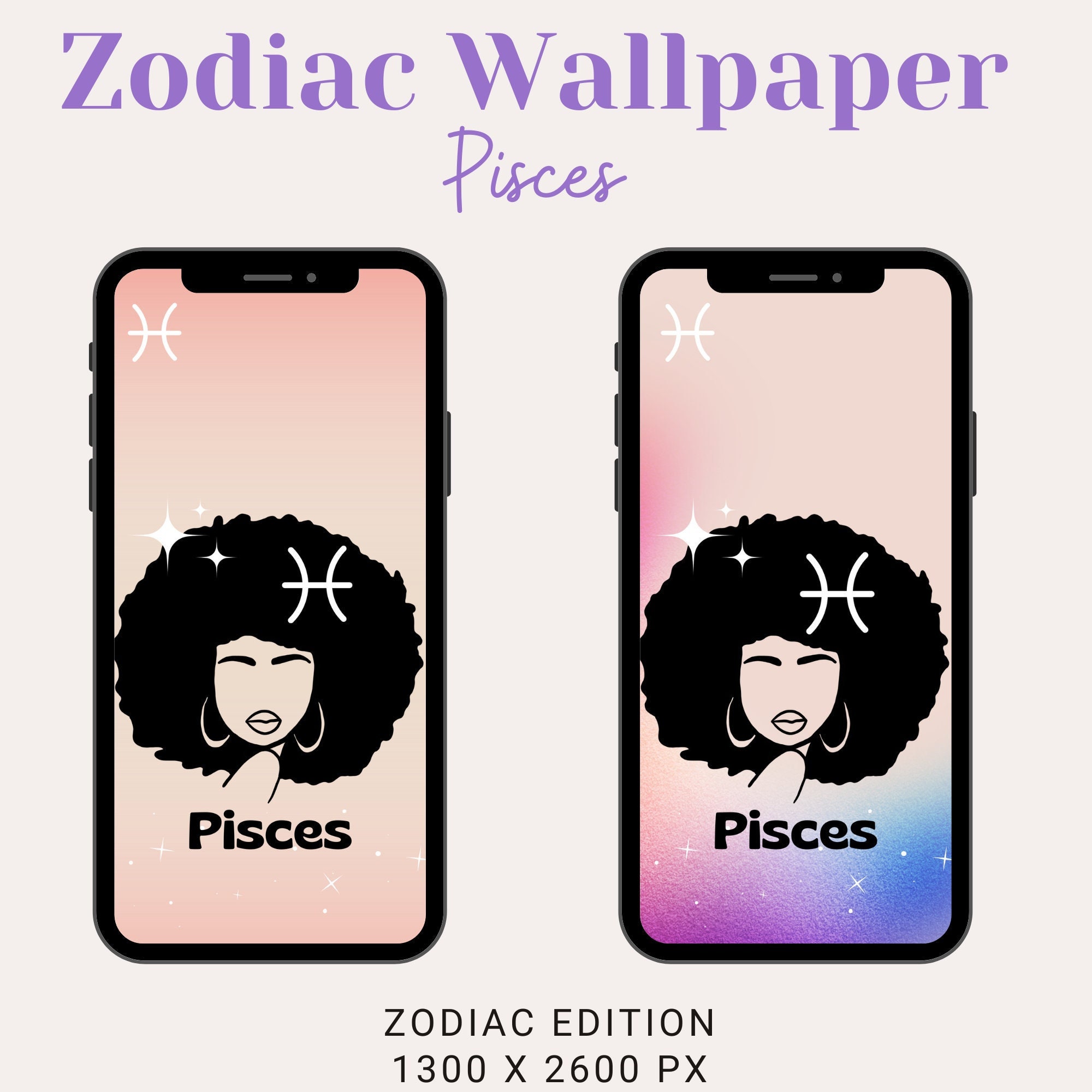 Pisces Phone Wallpaper - Etsy