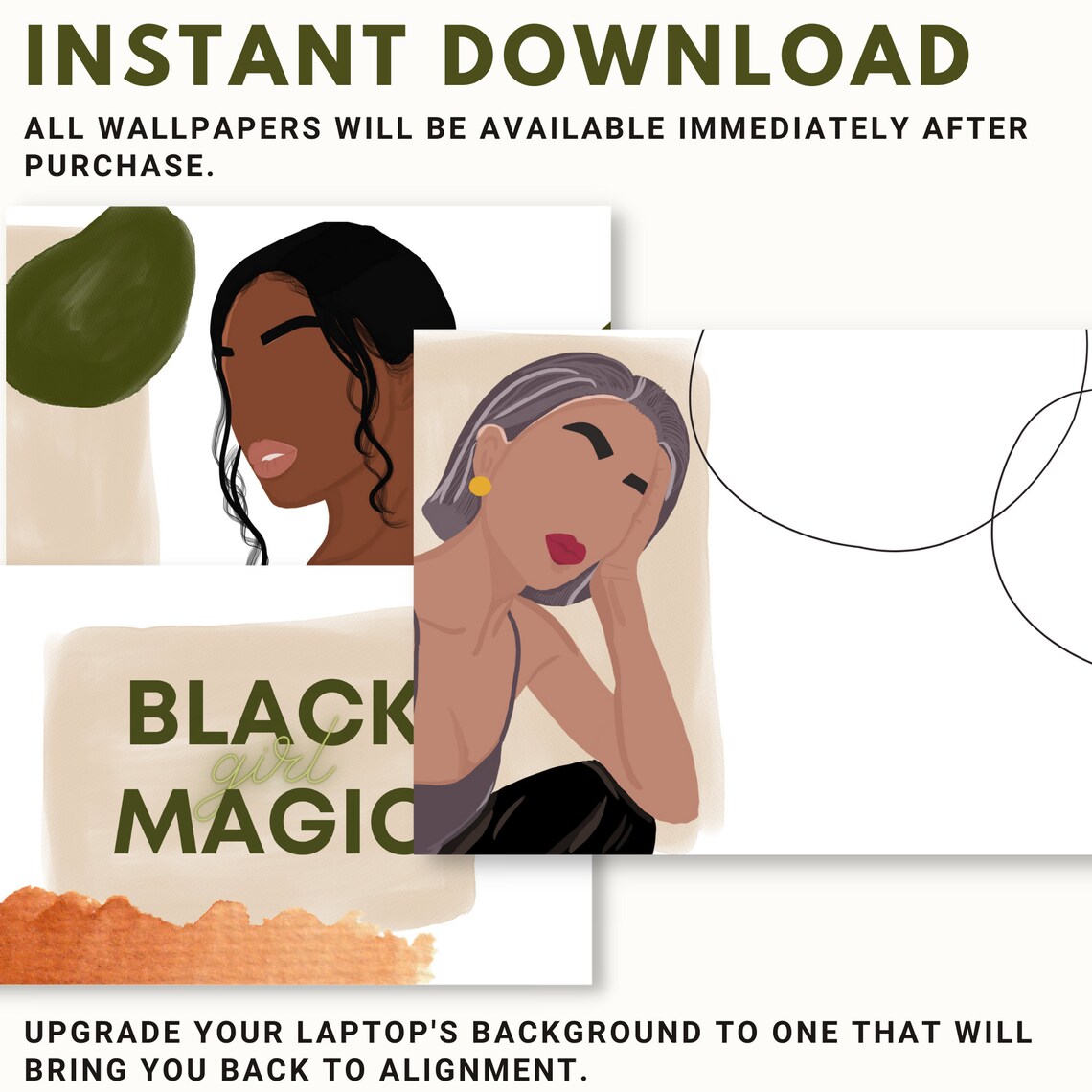 Black Girl Magic Desktop Wallpaper Affirmation Desktop Background