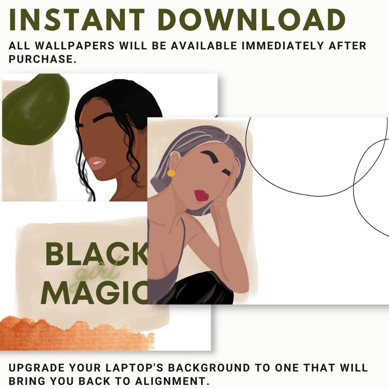 Black Girl Magic Desktop Wallpaper Affirmation Desktop Background