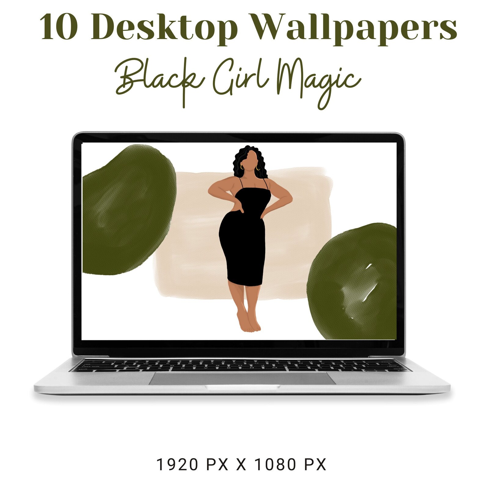 Black Girl Magic Desktop Wallpaper Affirmation Desktop Background