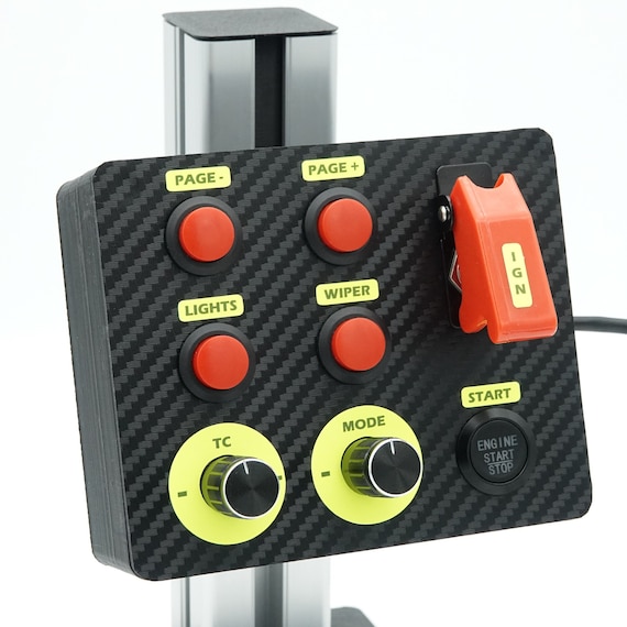 PC ボタンボックス シームレスBUTTON BOX SIM RACING
