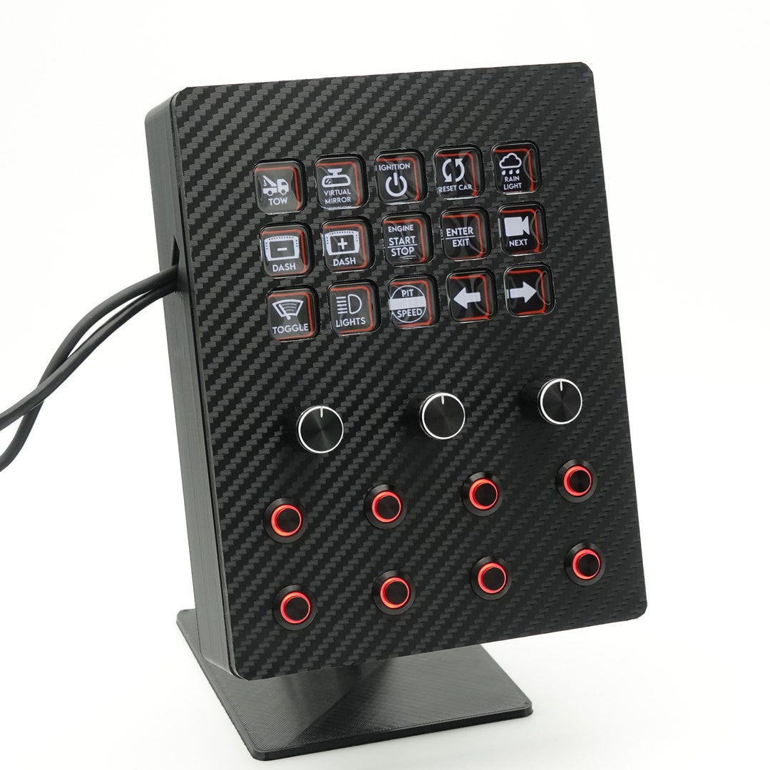 Elgato Stream Deck Button Box | 3 Encoders | 8 Buttons | 17 Elgato Stream Deck Button Box | 3 Encoders | 8 Buttons | 17
