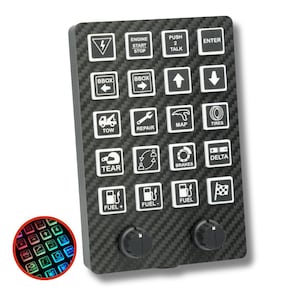 X1 Simracing Button Box RGB LED 26 inputs Telemetry based lighting
