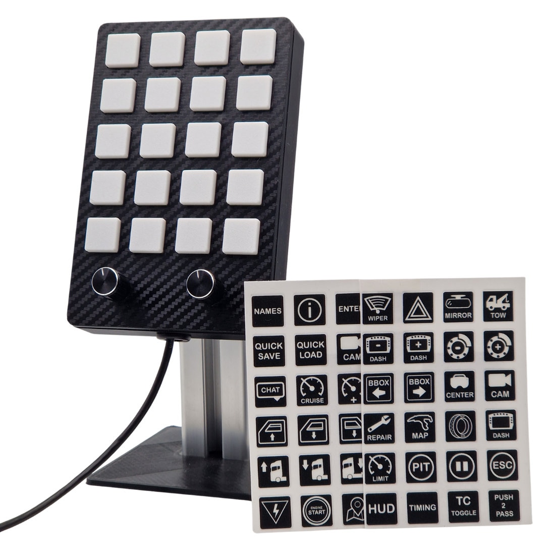 X1 Simracing Button Box RGB LED 26 Inputs Telemetry Based Lighting - Etsy
