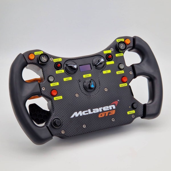 Simracing Sticker Sheet | Neon Yellow Matte | Encoders and buttons for our button boxes