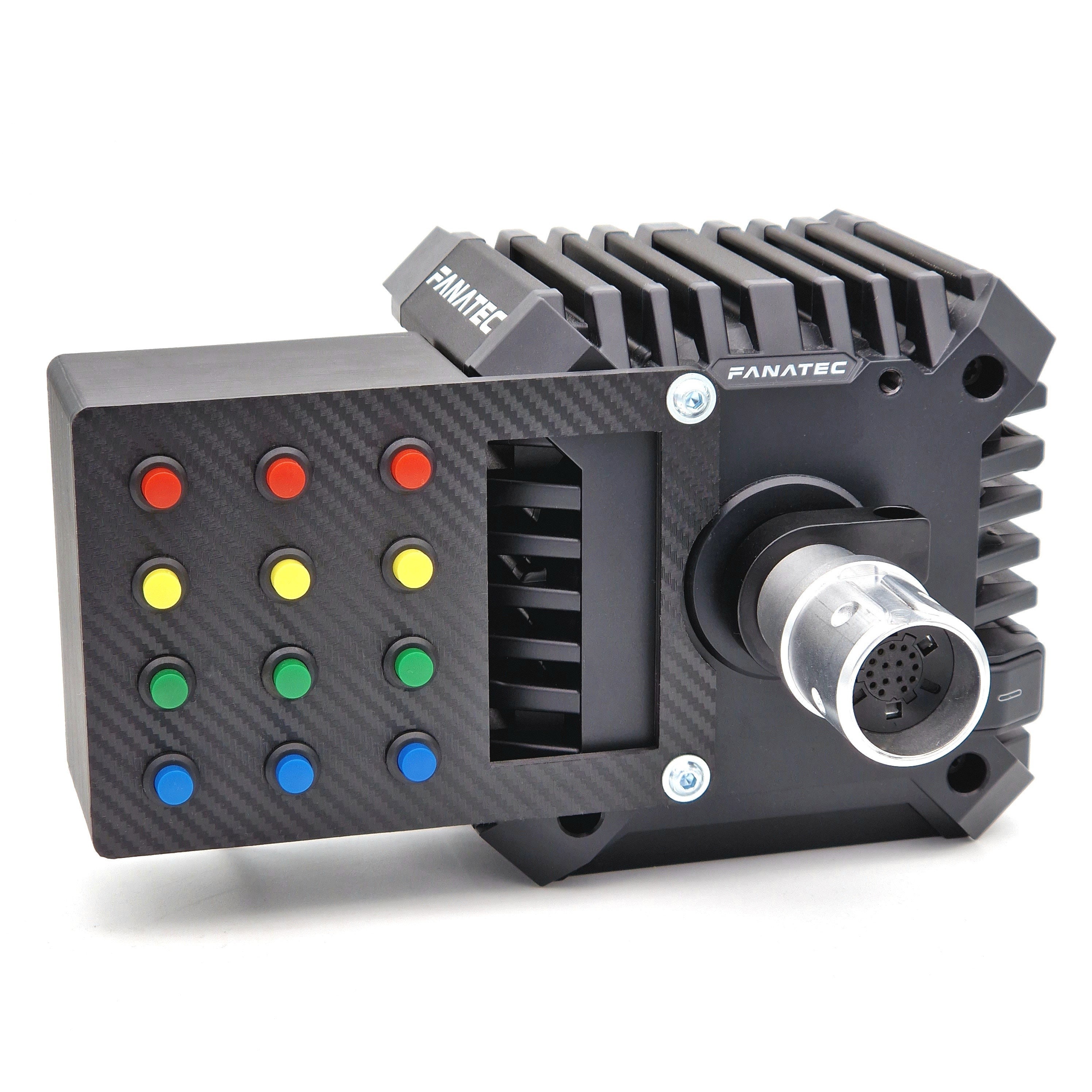 PC Sim Racing Button Box With Mount for Fanatec Podium or DD 