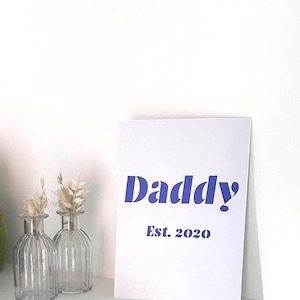 Festa del papà - Carta da parati con taglio a forma di papà