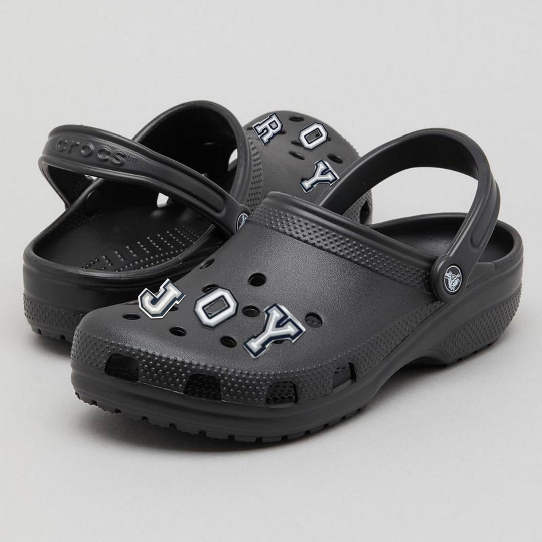 Alphabets Croc Charm Gift Set Premium Make Your Own Word Croc Jibbitz Fine Quality Silicone