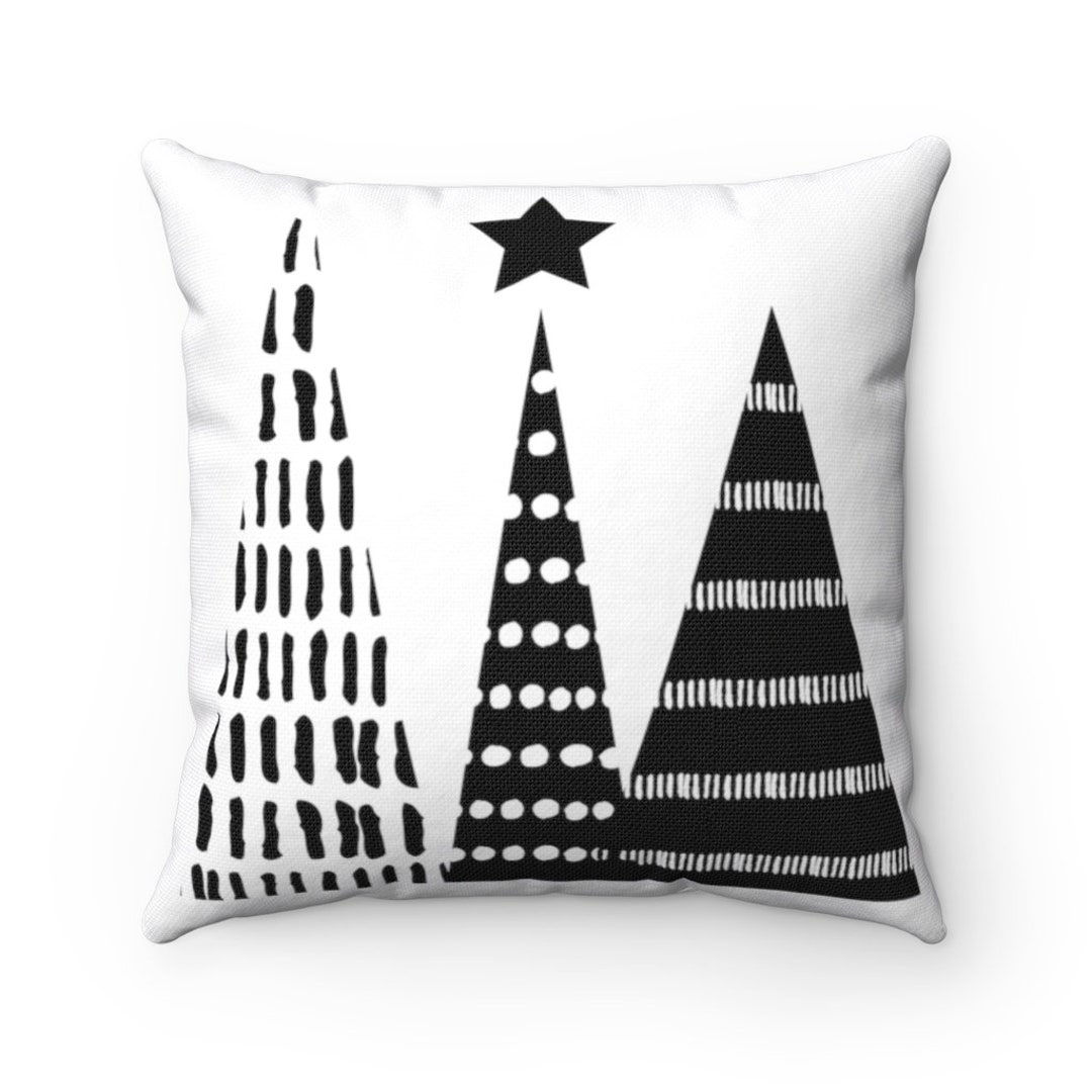 Black/white Christmas Pillow Cover,trendy Christmas Home Decor ,tuxedo