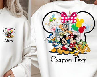 Custom Disney Trip 2026 Sweatshirt, Disneyland 2026 Sweater,Disney Family Sweater, 2026 Disney Birthday Tee,  Disneyworld, Magic Kingdom Tee