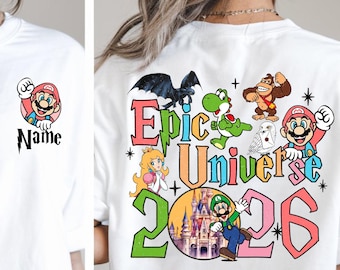 Epic Universe 2026 Shirts, Universal Studios Shirt, Epic Universe Shirt, Orlando Park Epic Universe Shirts, Epic Universe Trip, Disney Shirt