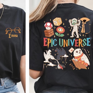 Personalized Epic Universe Shirt, Epic Universe 2025 Family Trip Tee, Family Universe Park Trip Tee, Epic Universe Orlando Park,Disney Shirt