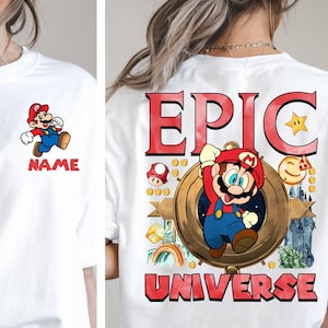 Epic Universe Mario Shirt, Universal Studios Shirt, Epic Universe Shirt,Orlando Park Epic Universe Shirts,Epic Universe Trip,Disneyland Epic
