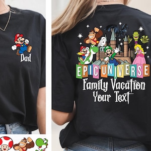 Epic Universe Family Vacation Shirts, Universal Studios Shirt,Epic Universe Shirt,Orlando Park Epic Universe,Epic Universe Trip,Disney Shirt