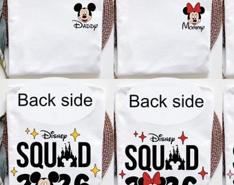 Camisetas del equipo Disney, camiseta del equipo familiar, camiseta familiar Disney 2026, camiseta de viaje a Disney, camisetas de parejas Disney, camiseta de Disney World, equipo familiar 2026, Disneyland