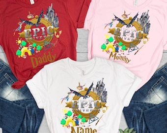 Anpassade Epic Universe-familjetröjor, Family Universe Park Trip-tröja, Universal Epic-tröja, Epic Universe-tröja, Super Mario-tröja, Disney-tröja
