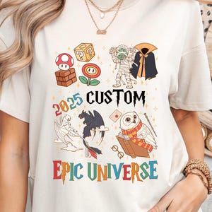 Custom Epic Universe 2025 Shirt, Family Universe Epic Shirt, Universal Studios Shirt,Orlando Park Epic Universe Shirts,Disneyland Epic Shirt