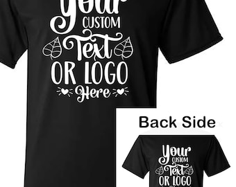Custom Quick-Dry Shirt, Customized Shirt, Performance T- Shirts with Logo, Personalized Shirts, Vacation Tee - 100% Polyester Wicking