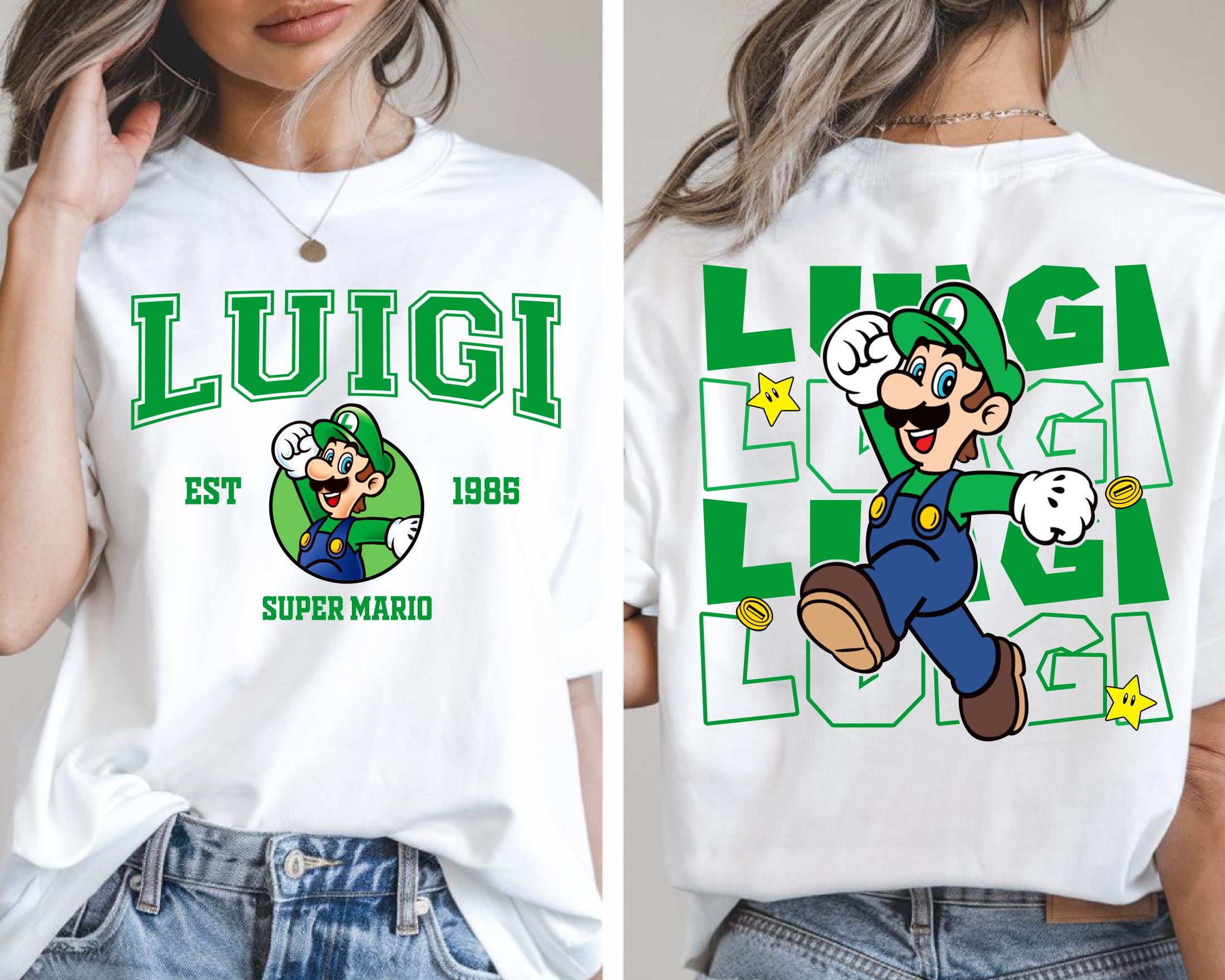 Mario luigi t shirt - Etsy 日本