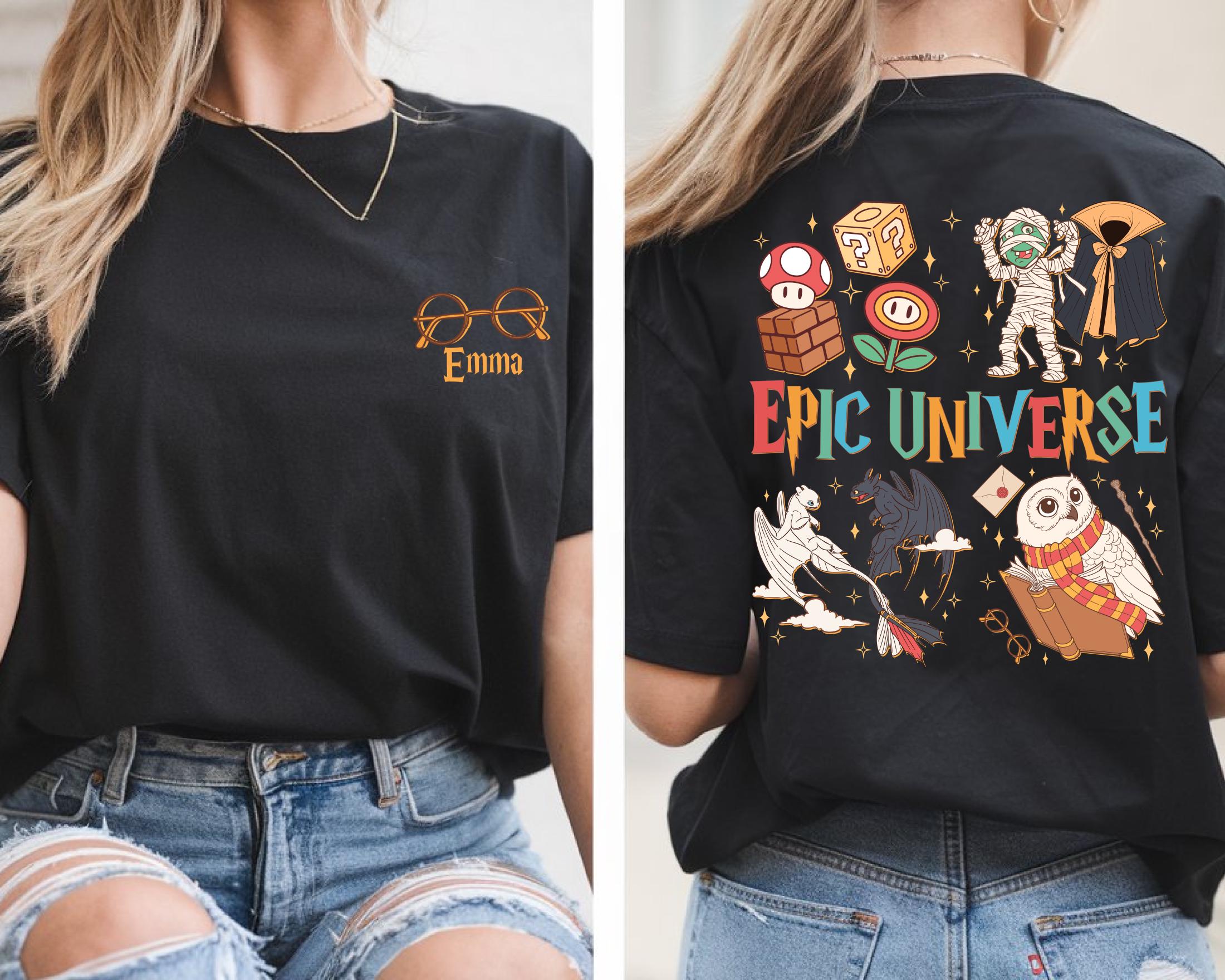 Personalized Epic Universe Shirt, Epic Universe 2026 Family Trip Tee ...