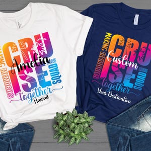 Personalized Cruise Squad 2025 Shirt, Family Cruise Tee, Cruise Squad Shirt, Family Cruise Crew, Family Matching Shirt, Group Dad Mom Shirt