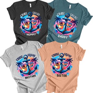 Custom Cruise Squad 2025 Shirt,Family Cruise Tee, Friends Cruise,Cruise Squad Shirt,Cruise Squad Group Shirt,Family Matching Tee,Family Trip