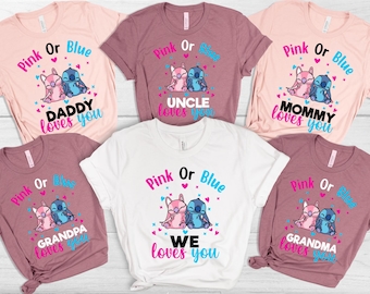 Custom Gender Reveal Family Matching Shirts,Pink Or Blue Gender Reveal Shirts, Keeper of the Gender Tee, Gender Reveal Party Tee,Baby Shower