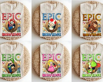 Epic Universe Family Shirts, Epic Group Matching, Epic Universe Family Shirts, Epic Family Vacation Shirt, Epic Universe Trip, Disney Shirt