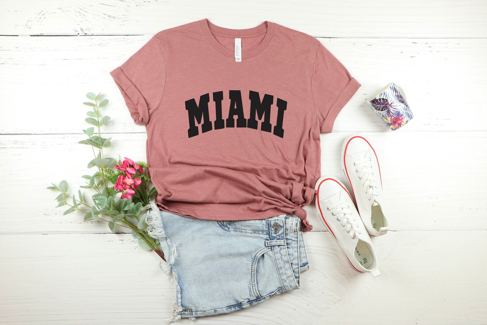 Miami ShirtMiami SouvenirSummer ShirtPalm Tree TeeFlorida Etsy
