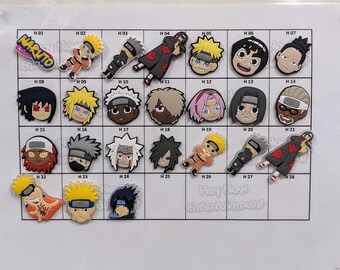 naruto charms for crocs