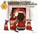 Merry Christmas: Christmas dogs clipart, Christmas Girls Clipart, Best friends clipart, Family clipart, digital clipart. 
