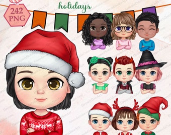 Children clipart, Holiday clipart, cute clipart, Child clipart, kids clipart, Sons clipart, Daughter clipart, Grandkids