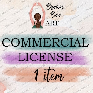Commercial Use License: License to use ONE clipart