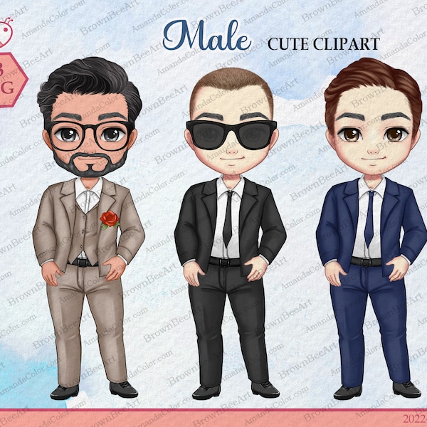 Clipart mignon masculin, Clipart homme, Clipart homme d’affaires, Clipart boyfriend, Clipart Groom, Clipart Office