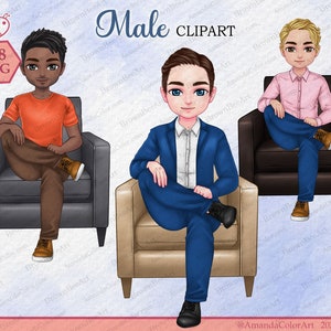 Clipart męski, clipart najlepszy przyjaciel, clipart brat, clipart mężczyzna, siedzący mężczyzna, personalizuj pliki png