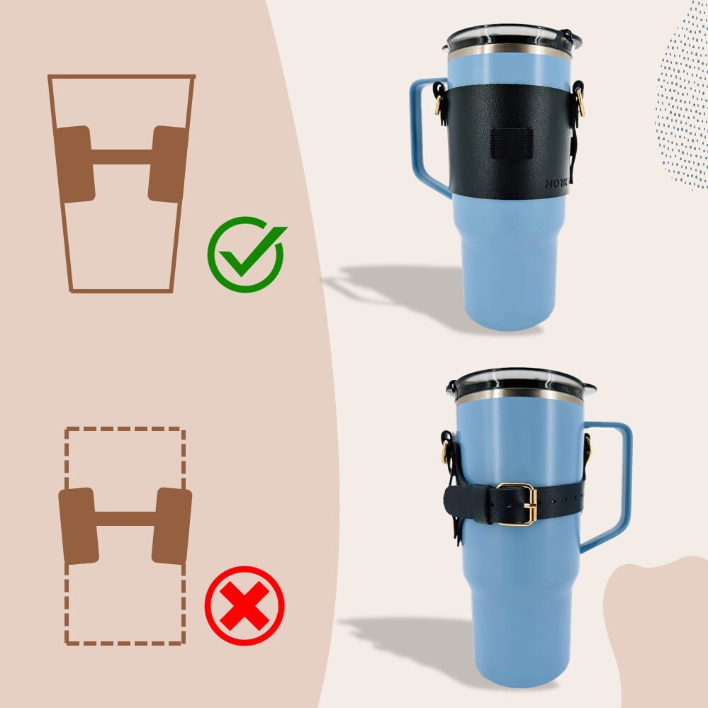 Savvy Lyfe Reusable Drink Carrier With Handle – 4 Cup Insulated