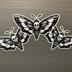 Death Moth Aufkleber