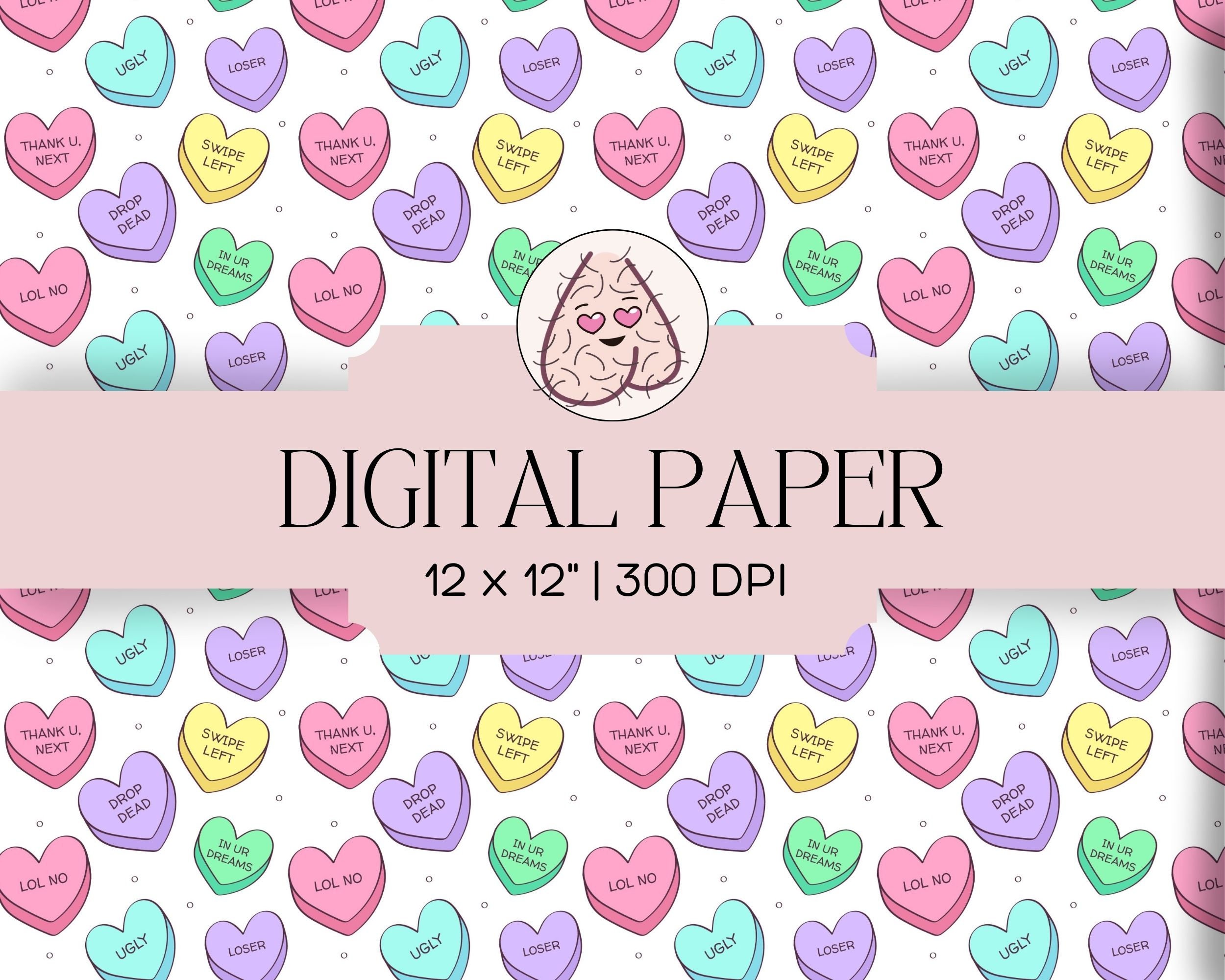 Funny Anti Valentines Day   Pattern Digital Paper Funny Gift Pattern for Anti Valentines Card   Texture Adult Background