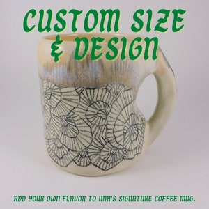 Handmade Ceramic Mug with custom details