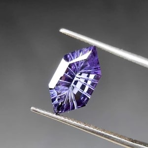 Faceted Fancy Cut Dutch Marquise 2. Lab Alexandrite Gemstone - Color Changing Jewelry Stone image 1