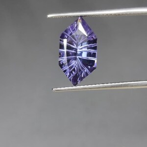 Faceted Fancy Cut Dutch Marquise 2. Lab Alexandrite Gemstone - Color Changing Jewelry Stone image 3